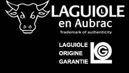 LOG Siegel und Logo Laguiole en Aubrac